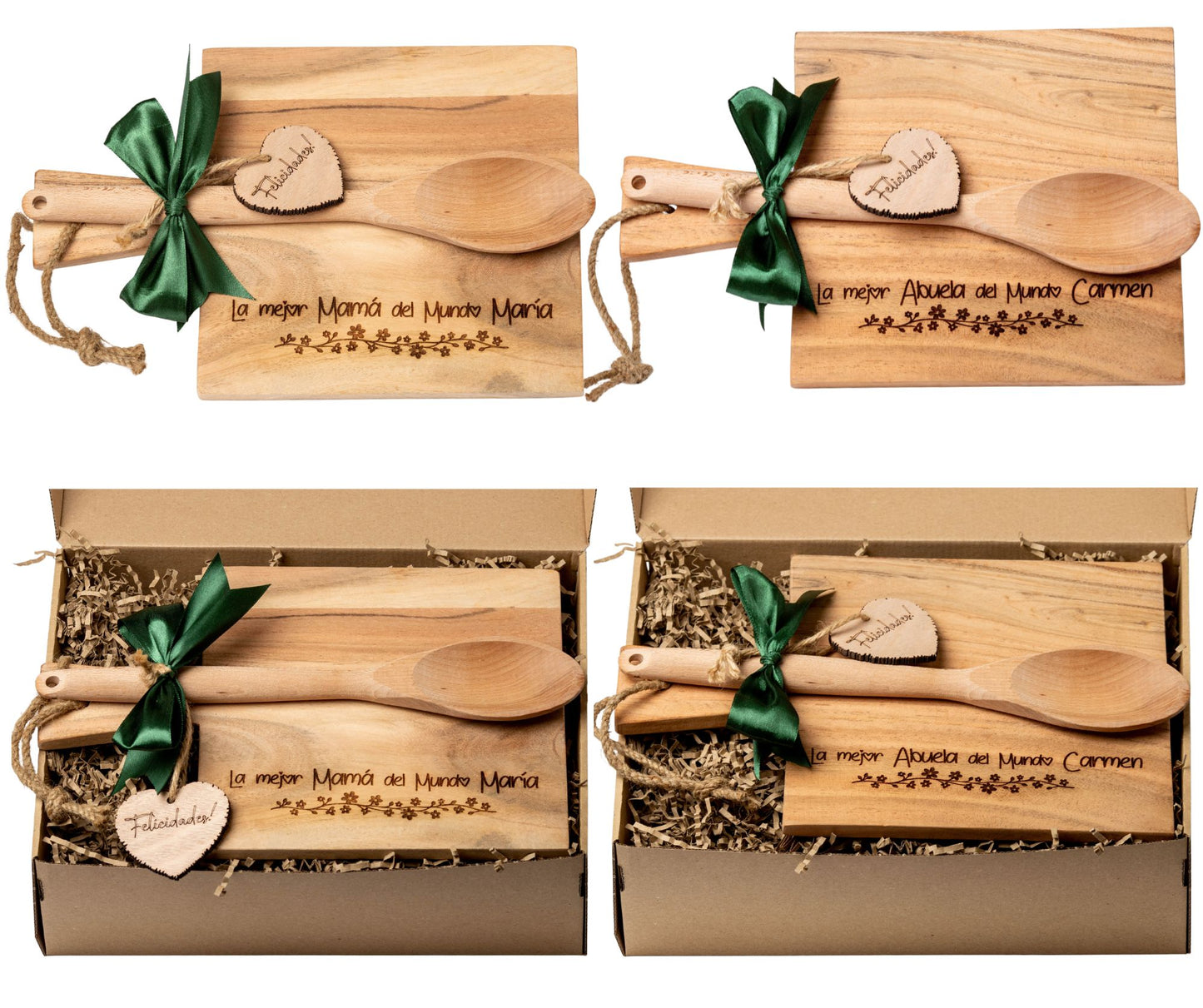Regalo Día de la Madre, Regalos para Madres, Regalo Cumpleaños Madre Tabla de Cortar Personalizada con Nombre Grabado, Regalo Mamá Día de la Madre Original, Tabla de Madera Cocina, Olesea (Abuela)