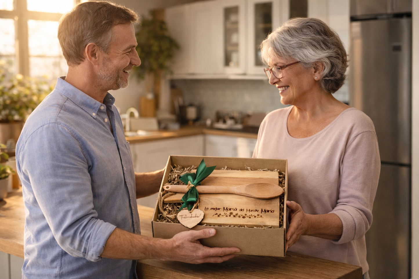 Regalo Día de la Madre, Regalos para Madres, Regalo Cumpleaños Madre Tabla de Cortar Personalizada con Nombre Grabado, Regalo Mamá Día de la Madre Original, Tabla de Madera Cocina, Olesea (Abuela)